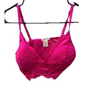 Vintage Bozzolo Women’s Pink Laced Flower Crop Top size S Strap Blouse